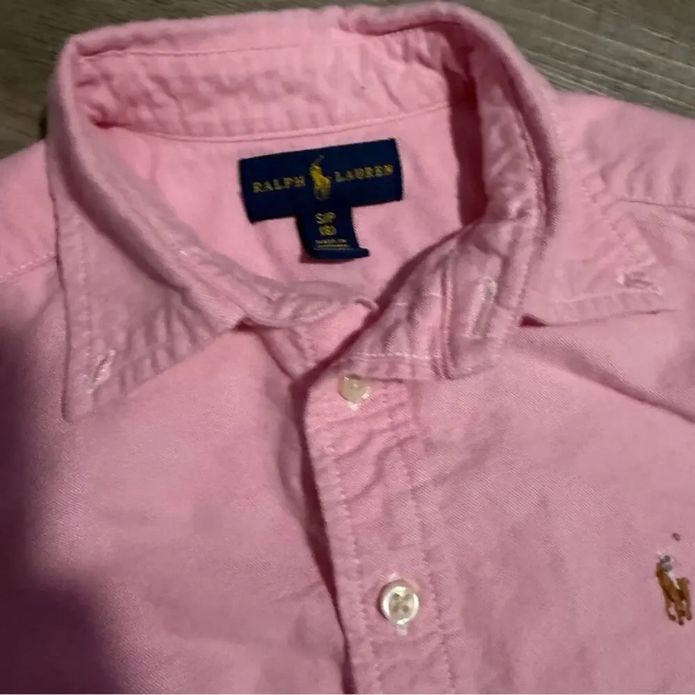 Polo Ralph Lauren Boy's Cotton Oxford Sport Shirt Size Small/8